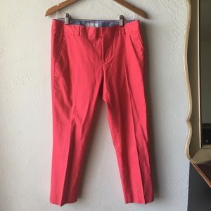 Pink cropped pants by Banana Republic